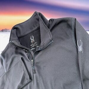 Spyder Pullover Top Women M Athletic‎ Training Activewear 1/4 Zip Ski Hiking